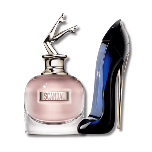 Luxury Women’s Duo – Carolina Herrera Good Girl & Jean Paul Gaultier Scandal 100ml (Iconic Fragrance Set)