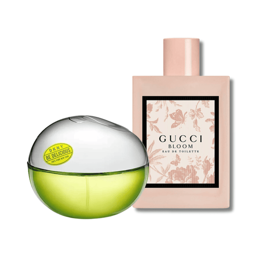 Luxury Women’s Duo – DKNY Be Delicious & Gucci Bloom 100ml (Iconic Fragrance Set)